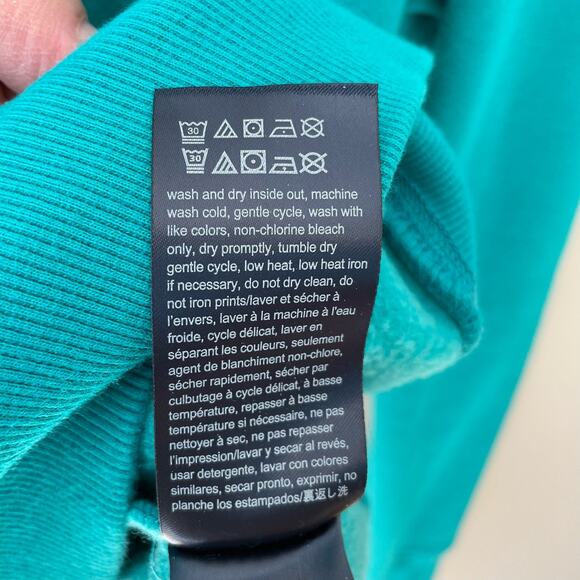 Tommy Hilfiger Denim Reed Green Graphic Logo Men’s Size Medium  Sweatshirt - Picture 5 of 10